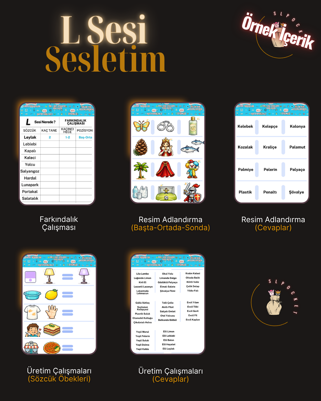 L Sesi Sesletim Materyali