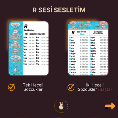 R Sesi Sesletim Materyali