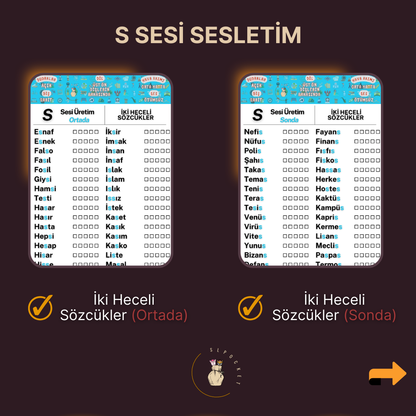 S Sesi Sesletim Materyali