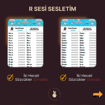 R Sesi Sesletim Materyali