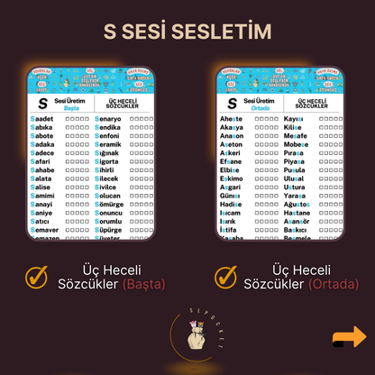 S Sesi Sesletim Materyali