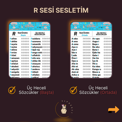 R Sesi Sesletim Materyali