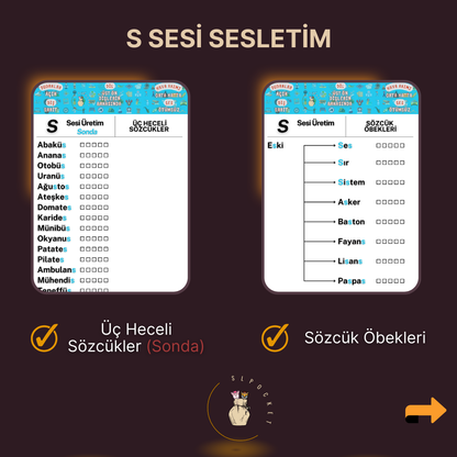 S Sesi Sesletim Materyali