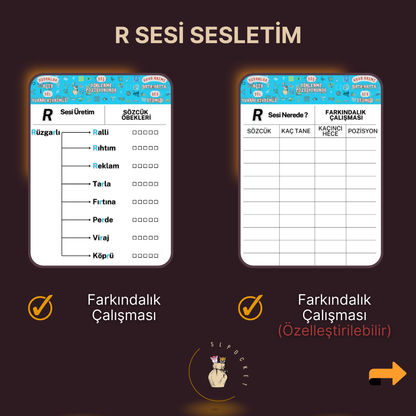 R Sesi Sesletim Materyali