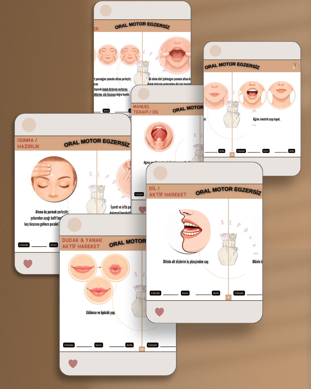 Oral Motor Terapi Materyali PDF | 90 Egzersiz Yönergesi